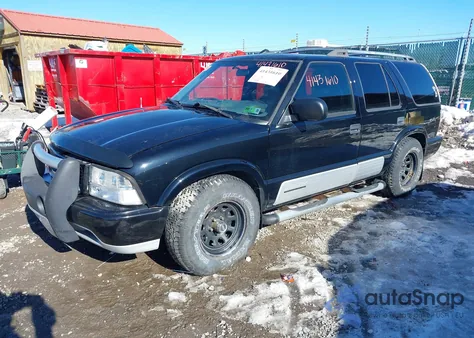 2001 GMC Jimmy Jde W/1Sh/1Sj из США, поврежденный, VIN 1GKDT63W912109501